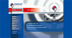 Desktop Screenshot of osthoff-praezisionsmechanik.de